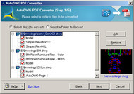 AutoCAD DXF to PDF Converter 2006 screenshot